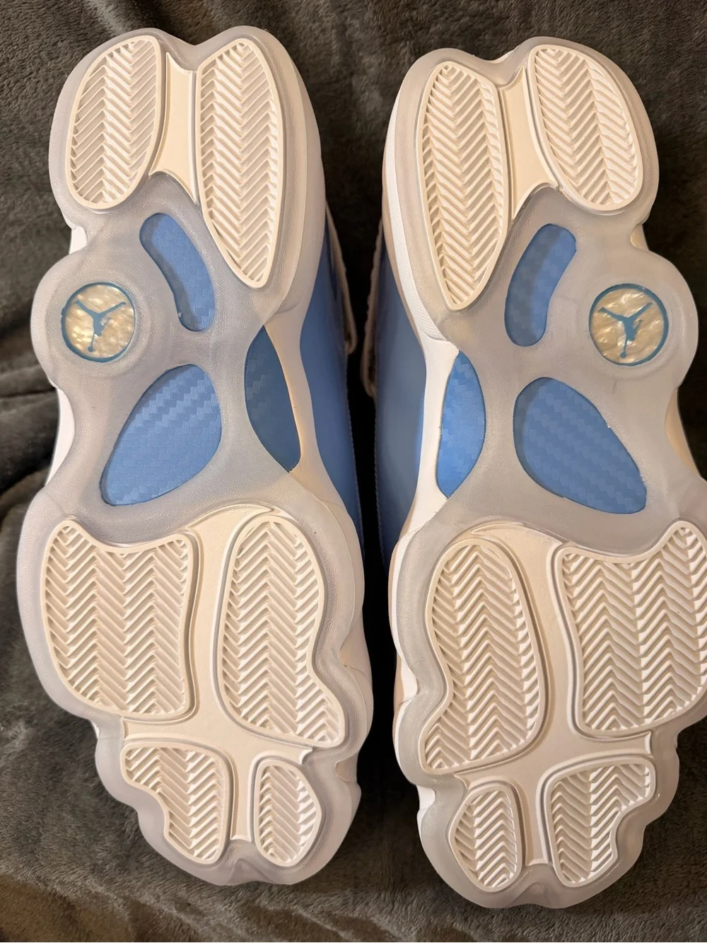 🔥Jordan Men’s 6 Rings- White and University Blue UNC…NO BOX - Picture 8 of 9